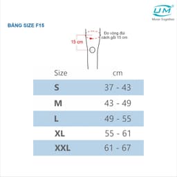 Thumbnail Bó Gối Thể Thao 3D UM F15 [United Medicare] [Màu Đỏ] [1 Cặp]. Tiêu Chuẩn Châu Âu 2