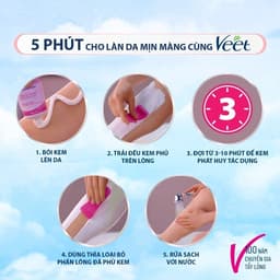Thumbnail [MỚI] Combo 2 hộp Kem tẩy lông Veet Pure cho da nhạy cảm, 100g/hộp tiết kiệm, công thức Pure cải tiến 1