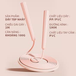 Thumbnail Dây nhảy thể dục Boxing ,Tập GYM, tập Cardio hiệu Yasu Đường Kính 5mm dài 3m 3