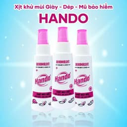 Thumbnail Chai xịt khử mùi giày dép, mũ bảo hiểm HANDO...120ml 1