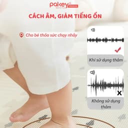Thumbnail Thảm Xốp Ghép PAKEY Bộ Nhiều Tấm 56cmx56cm Dày 2cm Họa Tiết Dễ Thương, Thảm Ghép Lót Sàn Cao Cấp Cho Bé Tập Bò, Tập Đi 3
