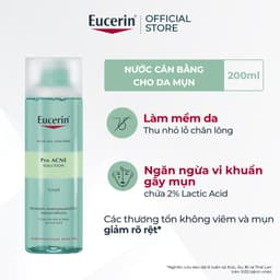 Thumbnail Nước cân bằng cho da nhờn mụn Eucerin Pro Acne Toner 200ml 1