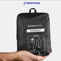 Thumbnail Quần mưa mặc ngoài chống thấm nước nh500 cho nam DECATHLON quechua mã 8796550 2