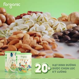 Thumbnail Sữa Hạt Forganic Bữa ăn thay thế (Lon 400G) - Dinh dưỡng đủ đầy, Thanh lọc cơ thể 3