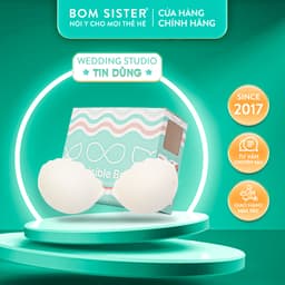 Thumbnail Áo dán cài trước tạo khe, áo lót dán vải nâng ngực mút vừa kèm dây trong,chuyên mặc trang phục hở lưng BOM SISTER AD0P45 1