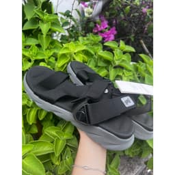 Thumbnail Giày Sandal Nam Nữ F6S Thoải Mái, Nhẹ Êm Xoay Shondo XÁM ĐEN F6S1212 3