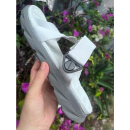 Thumbnail Sandal Shondo quai hậu xoay màu xám rêu F6S1122 4