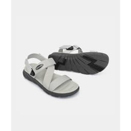 Thumbnail Sandal Shondo quai hậu xoay màu xám rêu F6S1122 3