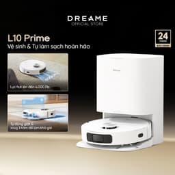 Thumbnail Robot lau sàn hút bụi tự làm sạch Dreame L10 Prime - Bản Quốc tế - BH 24 Tháng 1