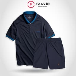 Thumbnail Bộ quần áo thể thao nam FASVIN AB21468.HN chất vải mềm nhẹ co giãn thoải mái 1