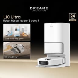 Thumbnail Robot lau sàn hút bụi tự làm sạch Dreame Bot L10 Ultra/ L10s Ultra Gen 2/ D20 Ultra - Bản quốc tế - BH 24 tháng 2