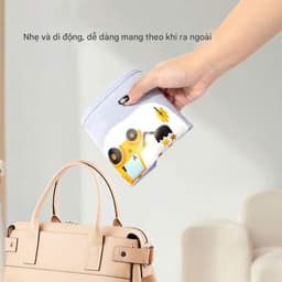 Thumbnail Đai đi xe máy an toàn cho bé Hàn cho bé KidsWorld vải lưới thoáng khí (từ 1 đến 10 tuổi) 3