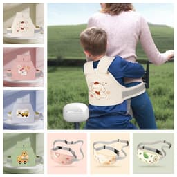 Thumbnail Đai đi xe máy an toàn cho bé Hàn cho bé KidsWorld vải lưới thoáng khí (từ 1 đến 10 tuổi) 2
