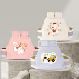 Thumbnail Đai đi xe máy an toàn cho bé Hàn cho bé KidsWorld vải lưới thoáng khí (từ 1 đến 10 tuổi) 1