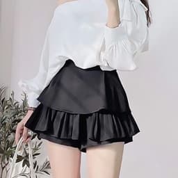 Thumbnail Chân váy xếp ly 2 tầng dáng ngắn có túi bên THOCA HOUSE xinh xắn, thời thượng 2