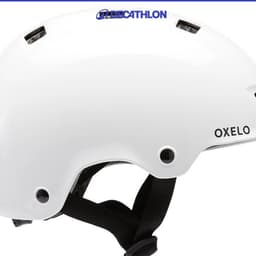 Thumbnail Mũ bảo hiểm trượt patin mf500 trắng DECATHLON oxelo mã 8586684 1