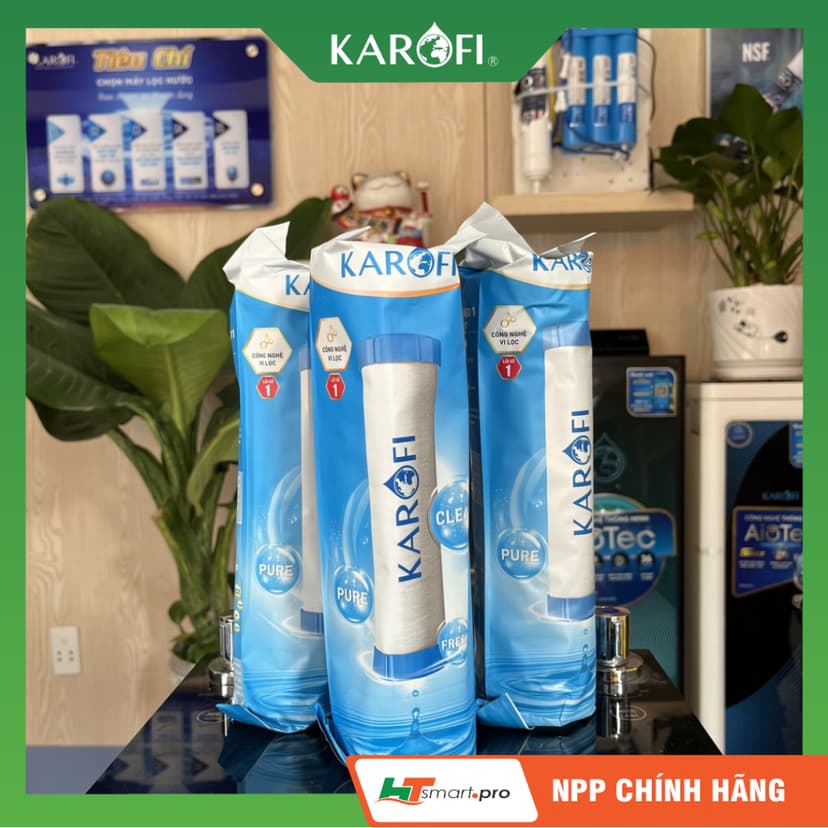Ảnh Combo 3 Lõi Lọc Nước 123 Karofi Dùng Cho Máy Lọc RO 2