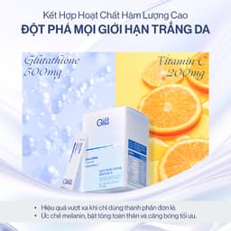 Thumbnail Combo 2 Hộp Bột Ngậm Trắng Da Ngừa Nám Toàn Thân Glutathione C GILAA (3g x60 gói) 4