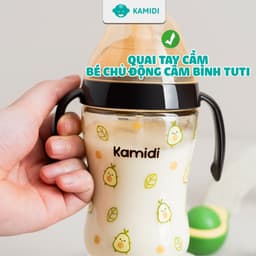 Thumbnail Bình Sữa Kamidi Chất Liệu PPSU Họa Tiết Bơ Dung Tích 210ml/300ml 4