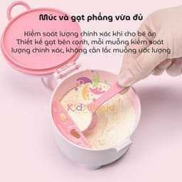 Thumbnail Hộp đựng sữa bột, thức ăn KidAndMom Dung Tích 225ml có quai cầm tiện lợi cho mẹ và bé 3