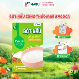 Thumbnail Bột nấu Mabu 900gr Công Thức Khoa Học Vượt Trội dinh dưỡng toàn diện cho bé từ 6th tuổi ăn dặm 1