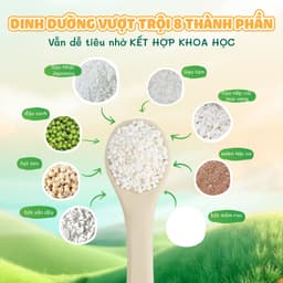 Thumbnail Cháo nấu Mabu hạt vỡ 400gr Công Thức Khoa Học Vượt Trội Cho Bé từ 8th tuổi ăn dặm dinh dưỡng 3