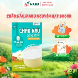 Thumbnail Cháo nấu Mabu nguyên hạt 900gr Công Thức Khoa Học Vượt Trội Cho Bé từ 11th tuổi ăn dặm dinh dưỡng 1