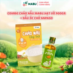 Thumbnail Combo Cháo Hạt Vỡ Công Thức Mabu và Dầu Óc Chó Anpaso – Bổ Sung Dinh Dưỡng Tăng Trí Não  cho bé từ 8 tháng tuổi 2