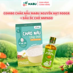 Thumbnail Combo Cháo Nấu Nguyên Hạt Công Thức Mabu và Dầu Óc Chó Anpaso – Hỗ Trợ Phát Triển Trí Não Cho Bé Ăn Dặm Từ 10 tháng tuôi 2