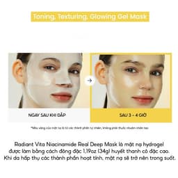 Thumbnail BIODANCE Mặt Nạ Thạch Niacinamide Dưỡng Sáng Da Cải Thiện Sắc Tố Da Radiant Vita Niaciamide Real Deep Mask 34g 4