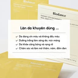 Thumbnail BIODANCE Mặt Nạ Thạch Niacinamide Dưỡng Sáng Da Cải Thiện Sắc Tố Da Radiant Vita Niaciamide Real Deep Mask 34g 1