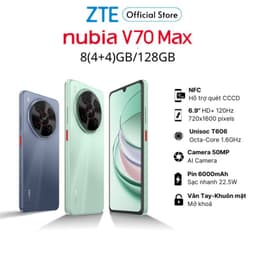 Thumbnail [MỚI] Điện thoại Nubia V70 Max 8(4+4)GB/128GB I Pin 6000mAh I 6.9"120Hz I Chống rơi vỡ* 1