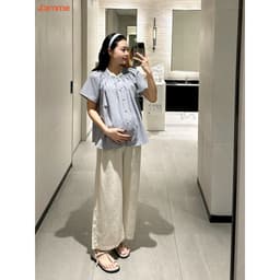 Thumbnail Áo sơ mi, áo bầu Noa Shirt chất liệu thô mềm thấm hút mồ hôi phong cách thanh lịch, năng động thiết kế by L'amme 3