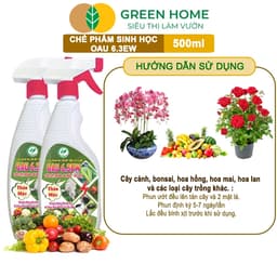 Thumbnail Chế Phẩm Sinh Học OAU 6.3EW GreenHome, Chai 500Ml, Thảo Mộc, Đặc Trị Rệp, Rầy, Bọ Trĩ Cho Cây Và Hoa 2