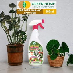 Thumbnail Chế Phẩm Sinh Học OAU 6.3EW GreenHome, Chai 500Ml, Thảo Mộc, Đặc Trị Rệp, Rầy, Bọ Trĩ Cho Cây Và Hoa 4