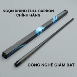 Thumbnail Ngọn Bida Lỗ Carbon RHINO Ren MINI UNILOC Chính Hãng 1