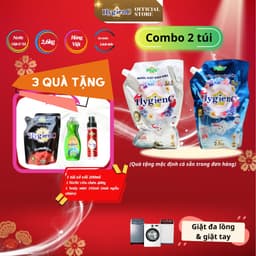 Thumbnail Combo 2 túi nước giặt đậm đặc HygienC Plus+ Khối lượng 2.6Kg - CB2T1 4