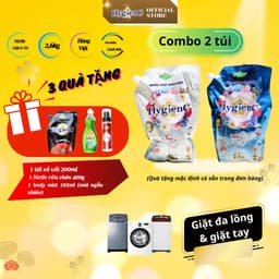 Thumbnail Combo 2 túi nước giặt đậm đặc HygienC Plus+ Khối lượng 2.6Kg - CB2T1 3