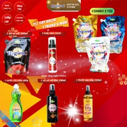 Thumbnail Combo 3 Túi nước giặt đậm đặc HygienC Plus+ - Khối lượng 2.6Kg - CB3T2 2