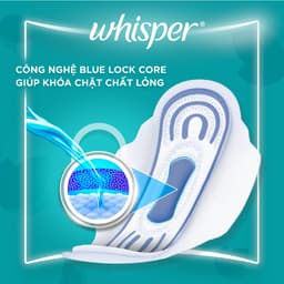 Thumbnail Băng Vệ Sinh WHISPER Cánh Cho Ngày Nhiều 28cm - Gói 16 Miếng 3