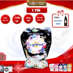 Thumbnail Túi nước giặt quần áo đậm đặc HygienC Plus+  Khối lượng 2.6Kg 1
