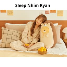 Thumbnail Gối Ôm Dài Sweet Sleep Friend gấu Ryan, ChoonSik, Nhím Ryan Kakao Friends Chính Hãng 2