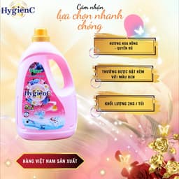 Thumbnail Nước giặt xả HygienC Plus+ 2 trong 1 - Khối lượng 2Kg - CB2C1 3
