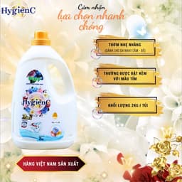Thumbnail Nước giặt xả HygienC Plus+ 2 trong 1 - Khối lượng 2Kg - CB2C1 4