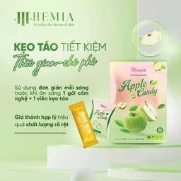 Thumbnail Kẹo táo Hemia 1 hộp 8 gói tác dụng giảm cân an toàn hiệu quả tại nhà từ một liệu trình 1