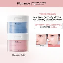 Thumbnail BIODANCE Toner Pad Dạng Gel Collagen Tăng Cường Đàn Hồi Da Dưỡng Ẩm Thu Nhỏ Lỗ Chân Lông 140g 1