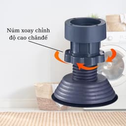 Thumbnail Set 4 Chân Kê Máy Giặt Tủ Lạnh, Chân Đỡ Đa Năng Chống Rung Lắc, Tăng Giảm Chiều Cao Chống Trơn Trượt 4