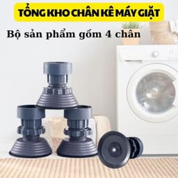 Thumbnail Set 4 Chân Kê Máy Giặt Tủ Lạnh, Chân Đỡ Đa Năng Chống Rung Lắc, Tăng Giảm Chiều Cao Chống Trơn Trượt 2