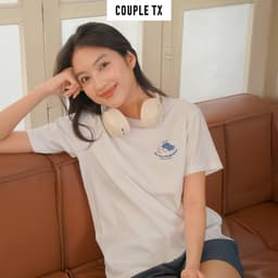 Thumbnail Áo Thun Nữ Couple TX Hình Thêu Pet Club 100% Coton WTS 2416 4