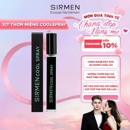 Thumbnail Xịt thơm miệng SIRMEN Europe Mint Cool Spray vị bạc hà thơm mát tự nhiên, công nghệ EU-Nano kéo dài 180 phút chai 10ml 1